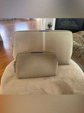 Rothy’s coastal mini check vanity set